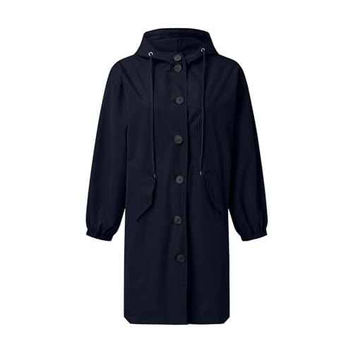 Veste de pluie longue femme chic et manteau d'extérieur haut de gamme pour le sport - 4