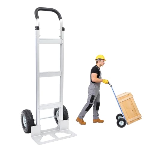 Carretilla de mano de aluminio con ruedas antideslizantes miniatura 1
