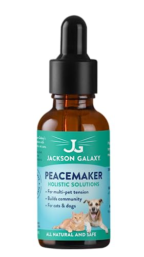 Jackson Galaxy: Peacemaker (2 oz.) - Pet Solution - Promotes Sense of Community - Can Reduce Aggression Tension & Jealousy - All-Natural Formula - Reiki Energy