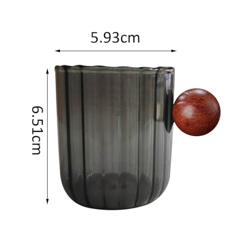 JISADER Copo de medição de vidro jarros xícara de café expresso resistente ao calor bule para uso ao