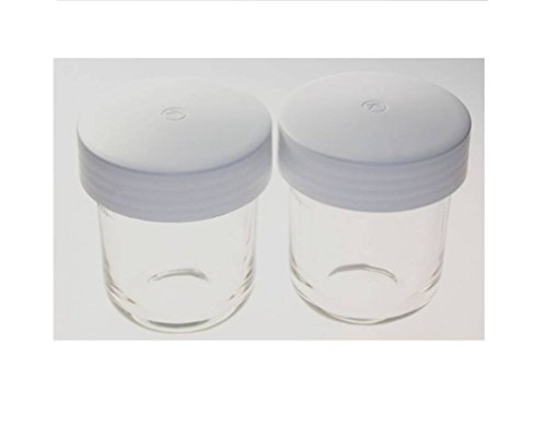 Lot de 2 pots verre + couvercle pour AT320 - Robot ménager - KENWOOD