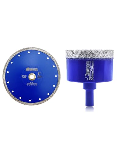 SHDIATOOL Disque diamant pour éviter les éclats de carrelage lors des coupes difficiles