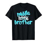 Promoted To Middle Brother Baby Announcement Funny Tee T-Shirt