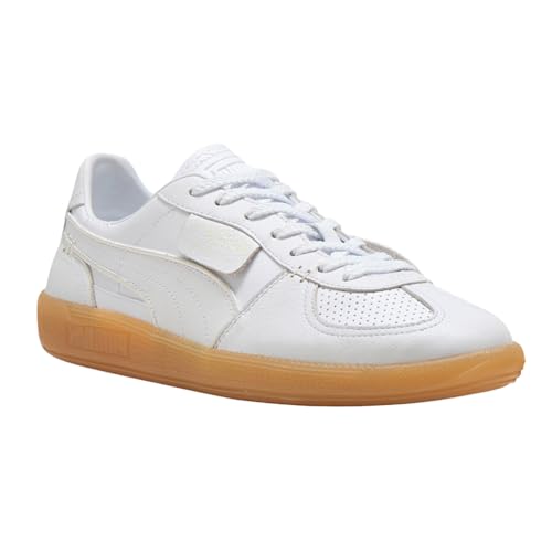 PUMA Mens Palermo LTH S&P Lace Up Sneakers Shoes Casual - White - Size 6.5 M2