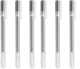 muji london Schwarzer Gelschreiber. Gelschreiber-Set von Muji, 0,5 mm, schwarz, 6 Stück