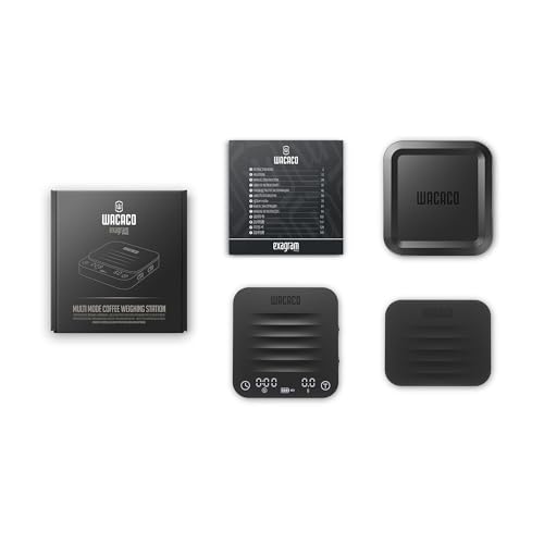 WACACO Exagram Pro Coffee Scale with Timer, Super Mini Food Scale with Carrying Box, Three Modes [Normal mode/Espresso mode/Pour-over mode] Kitchen Scale Rechargeable, Black