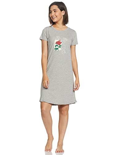 Image of Rupa Women Cotton Knee Length Night Gown