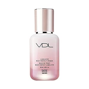 VDL Pink Tone Up Lumilayer Rosy Perfect Primer Makeup Base Glossy Skin Tone Up Moisturizing Finish Multi-Functional All-in-One Base 1.0 fl oz (30 ml) Official Japan Product