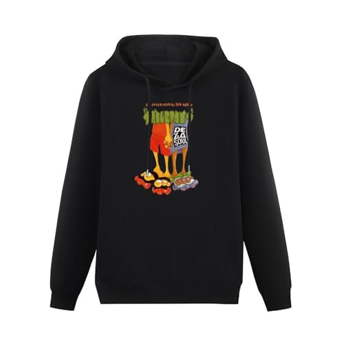 GOLDROAST De La Soul Saturdays A Roller Skating Jam Named 3 Feet High And Rising Unisex Hoody with Pocket Black S