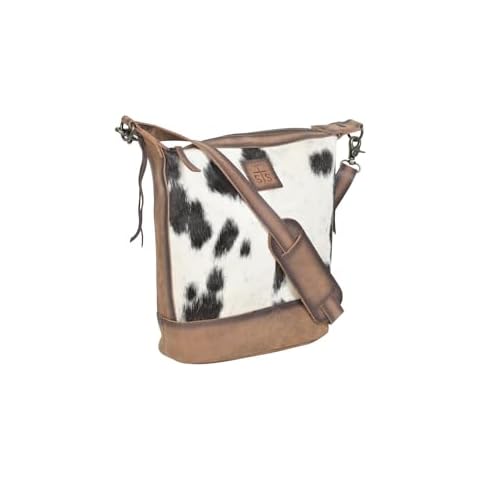 STS RANCHWEAR Mail Durable Spacious Leather Zipper Crossbody Bag with Various Pockets & Adjustable and Removable Strap, Tornado/Cowhide Cover