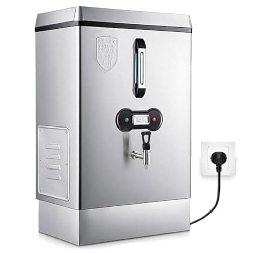 Boiler na wodę, natychmiastowy dozownik ciepłej wody 40 l z kranem, automatyczne napełnianie, zestaw do parzenia kawy i herbaty, urna cateringowa ze stali nierdzewnej do domu, kawiarni, biura