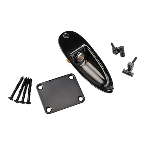 Pack of Comprehensive Guitar Parts Including Neck Plate String Tree Output Socket Gold Coated for Easy Assembly and Fit Guitar N
