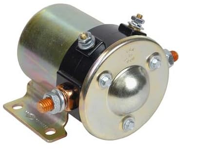 24V Solenoid Switch, Relay, Black, Automatic, Solenoid Actuator, Screw Terminals