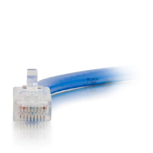 Image of C2G 25151 Cat5e Cable - Non-Booted Unshielded Ethernet Network Patch Cable, Blue (2 Feet, 0.60 Meters)
