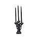 Nemesis Now Baphomet Candelabra with Electric Candles, Resin, Cast in The Finest Resin, Expertly Hand-Painted, Black