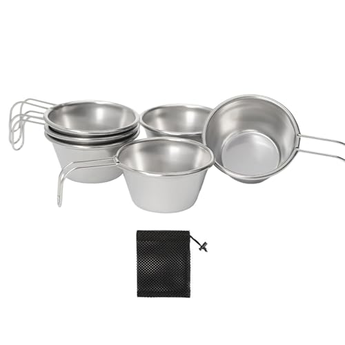Tasse de camping en acier inoxydable durable de qualité supérieure