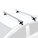 AUXMART Universal Roof Rack Crossbars Width Less than 48” Adjustable for Most Vehicle Wagon Car without Roof Side Rail (Pack of 2) 150LBS/68KG Capacity