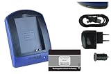 Batteria + Caricabatteria (USB/Auto/Corrente) per FXDC02 / Drift HD Ghost, Ghost-S