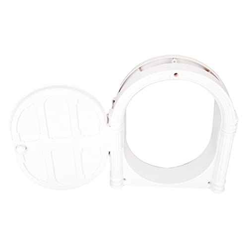 Porta Interna para Animais de Estimação, Sem Abas, Durável, ABS, Fácil Instalação Faça você Mesmo, P