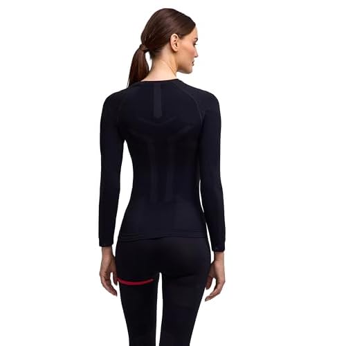 FALKE Women’s Warm Round Neck W L/S Sh Functional Yarn Quick Dry 1 Piece Base Layer Top (Pack of 1)