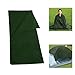 Veesper Fleece Sleeping Bag Liner Envelope Ultralight Camping Sheet Zippered Sleeping Bag Portable Lighweight Travel Sheet Camping Sleep Bag with Pillow
