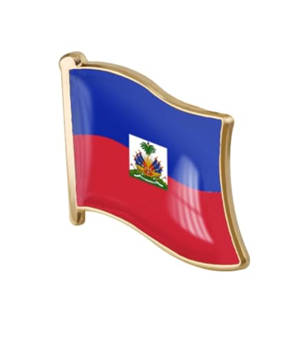 Image of vmcoatdu 1inch Country Flag Pin Badge International Travel Brooch Metal Alloy Souvenir Pin