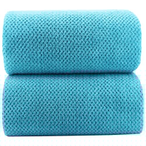 Ytyc Towels,39X78 Inch Oversized Bath Sheets Towels For Adults Luxury Bath Towels Extra Large Sets For Bathroom Super Soft Highly Absorbent Microfiber Shower Towels 80% Polyester (Aqua Blue, 2) #TOP10