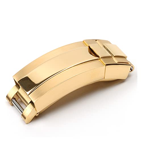 9 ~[gRrl[V܂肽݃obNvohvohNXvpXgbvfCgipTu}[i[p DEEPSEA (Color : Gold buckle, Size : 9mm)