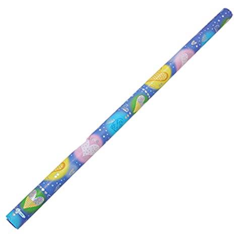 Ruilogod Papel de envoltura de regalo multicolor con patrón de corazón de amor (id:44 5ee 29 215 195