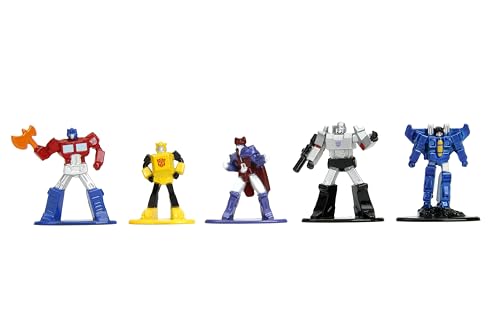 Jada Transformers 1.65" 18-Pack Wave 3 Die-Cast Figures Nano Metalfigs, Toys for Kids and Adults, Multi-color - Image 4