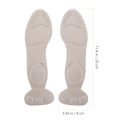 2 pares plantillas esponja masaje para calzado miniatura 2