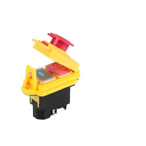 Interrupteur électromagnétique 220V 5 broches bouton momentané YCZ3-C