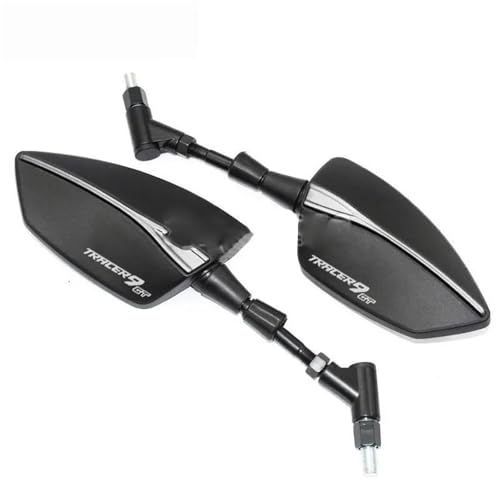 Espejos retrovisores para Yamaha Tracer 7 GT con cristal antirreflejos y ángulo amplio