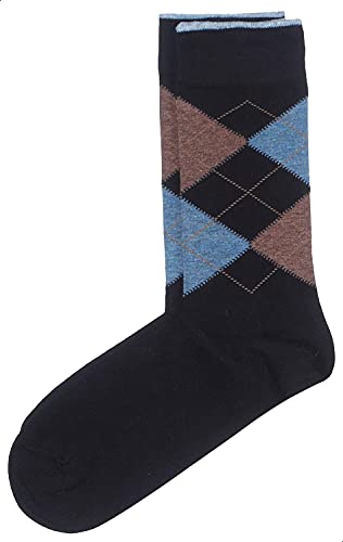 6 pair Pack Navy Multi Combo. Men's Cotton Socks4