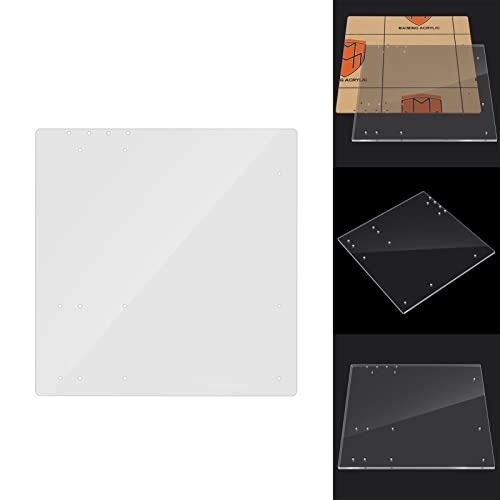 Base transparente de acrílico para gabinete de computadora Open Frame para motherboard Micro-ATX, grosor 4mm, tamaño 268 x 268 mm miniatura 4