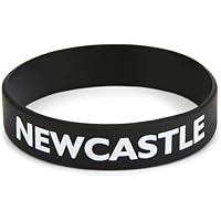 Pulsera de Silicona Negra Oficial del Newcastle United FC con