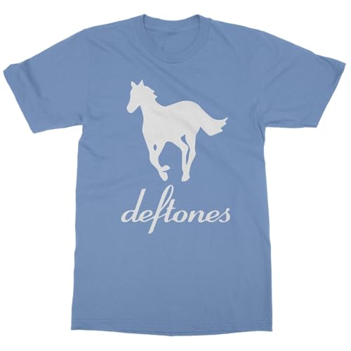 Dorluksy Music Band Pony Tribute - Deftones Inspired Unisex T-Shirt (Carolina Blue Large)