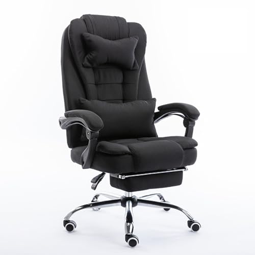 MOTHY Fabric Office Chair?Office Chair for Home Office, Executive Desk Chair High Back Recliner Tilt Function Padded Swivel,Adjustable Height Chairs (Color : B)