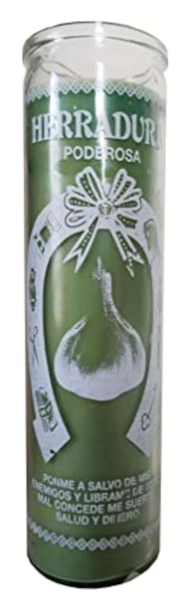 Herradura Poderosa Lime Pillar Candle