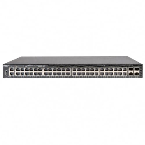 Image of Ruckus ICX8200-48PF Managed Switch, 48x Gigabit PoE+, 4x 25GbE SFP28 Uplinks, 740W PoE Budget - Stackable Enterprise Switch, 3-Yr Remote TAC Included, TAA Compliant