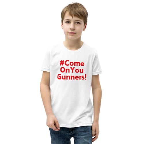 Arsenal Youth T-Shirt, Soccer Fan Shirt, Come On You Gunners Tee