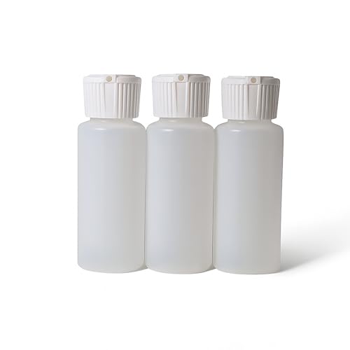 Translucent Squeeze Plastic Bottles with Flip Top...