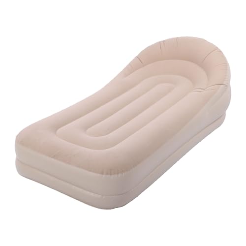 TOPINCN Sofá Inflable Sofá de Aire Tumbona Inflable con Bomba Incorporada, Sillón Autoinflable Portátil para el Hogar, Camping, Viajes Al Aire Libre