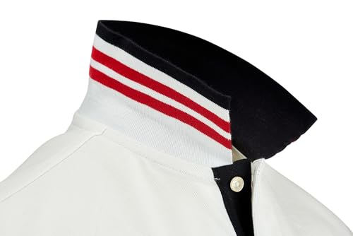 U.S. Polo Assn. Men's Short-Sleeve Polo Shirt with Applique, Casual Summer Slim Fit Polo Shirt with Contrast Color4