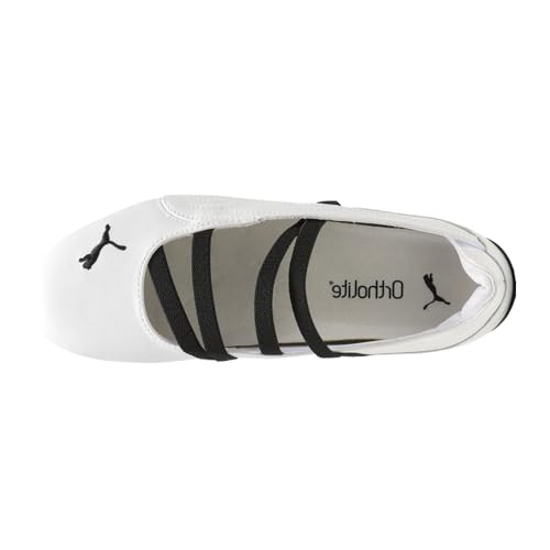PUMA PUMA Womens Speedcat Leather Ballet Flats Casual - White - Size 10 M
