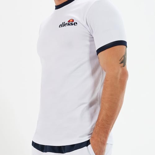 Ellesse Herren Meduno T-Shirt Kurzarm Weiß XS EU