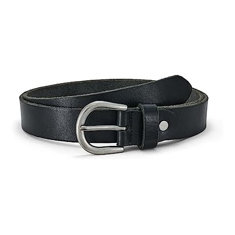 Ceinture Femme SYMOL Cuir Noir Cover