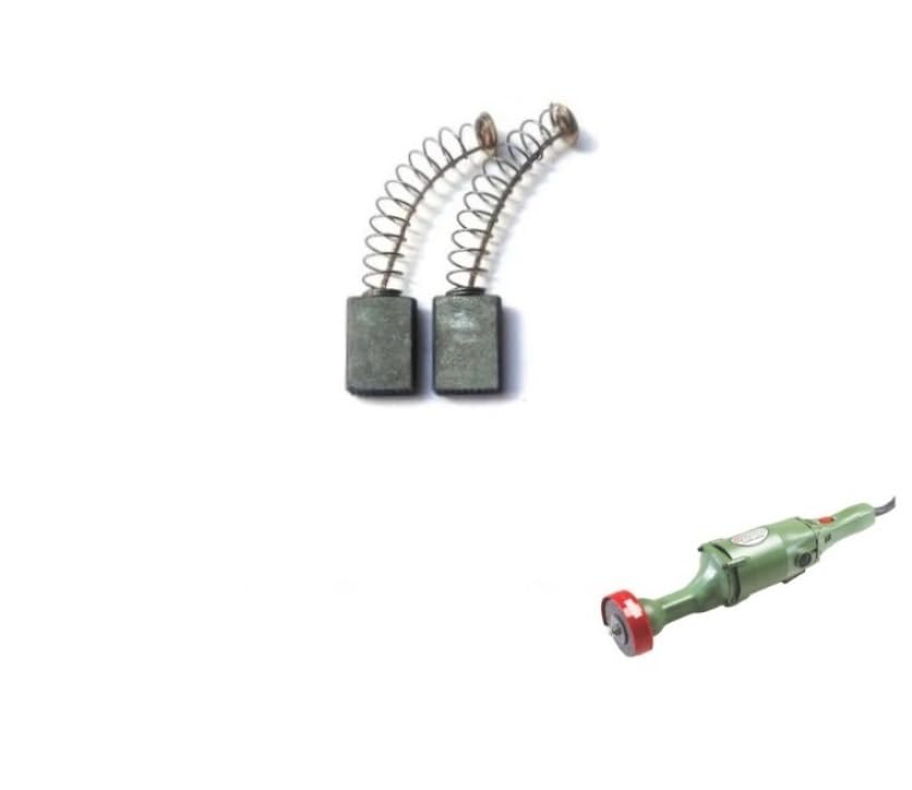 Carbon Brush Set (DCA Make) For Straight Grinder Model GQ4 (CR15)-image-0