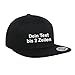 Original Flexfit Organic Cotton Snapback individuell mit Wunschtext Bestickt (schwarz) Gin mit günstig Kaufen-Original Flexfit Organic Cotton Snapback individuell mit Wunschtext Bestickt (schwarz)