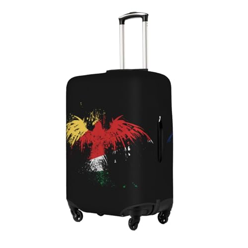 Seychelles Seychellese Eagle Flag Travel Luggage Cover Washable Suitcase Case Suitcase Protector Fit Luggage Cover X-Large2